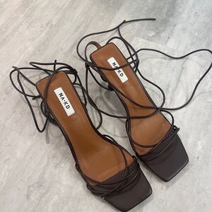 Women's Brown Strappy Sandals